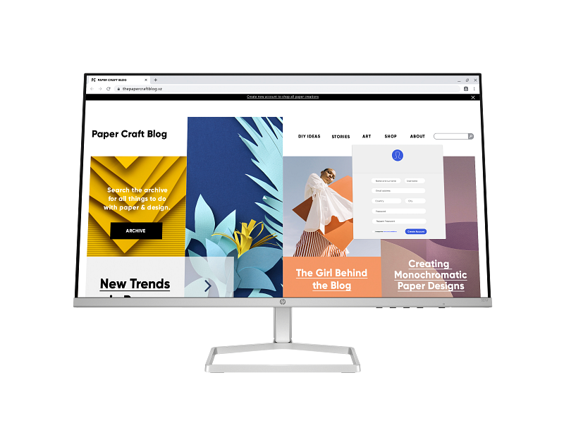 HP Series 5 27-inch FHD Monitor (527sf, 94F44AA)